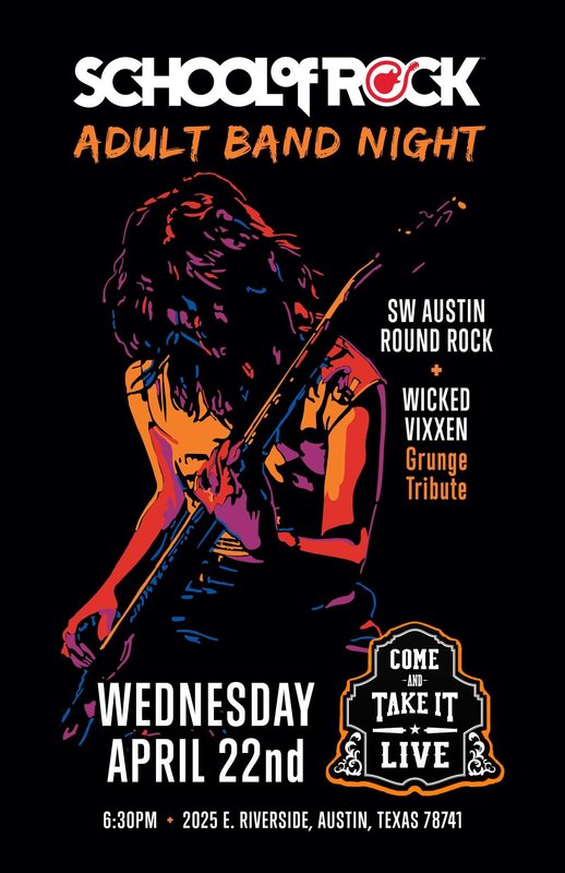 SCHOOL OF ROCK: Adult Band Night