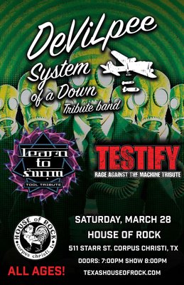 DeViLpee: System of a Down Tribute with Learn To Swim and TESTIFY