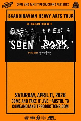 DARK TRANQUILLITY and SOEN: Scandinavian Heavy Arts Tour